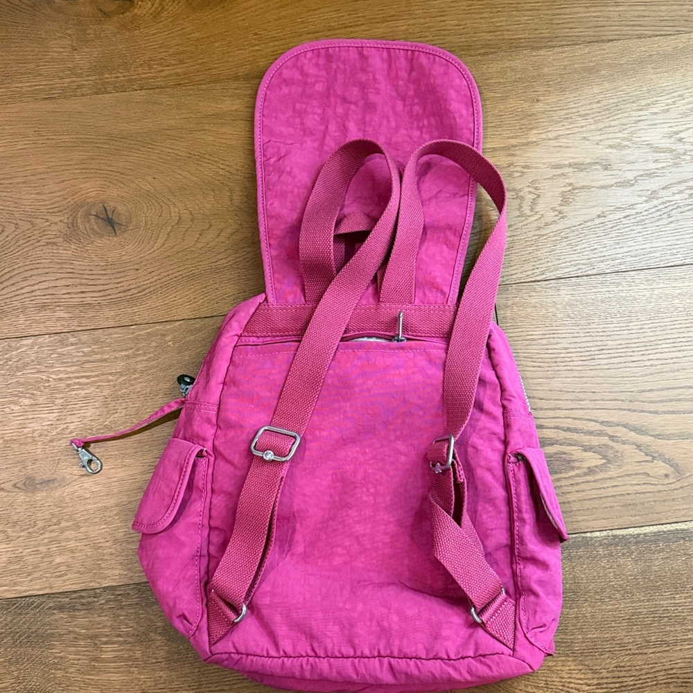 Kipling City Pack Ravier Medium Pink Backpack - In great condition - Picture 3 of 4